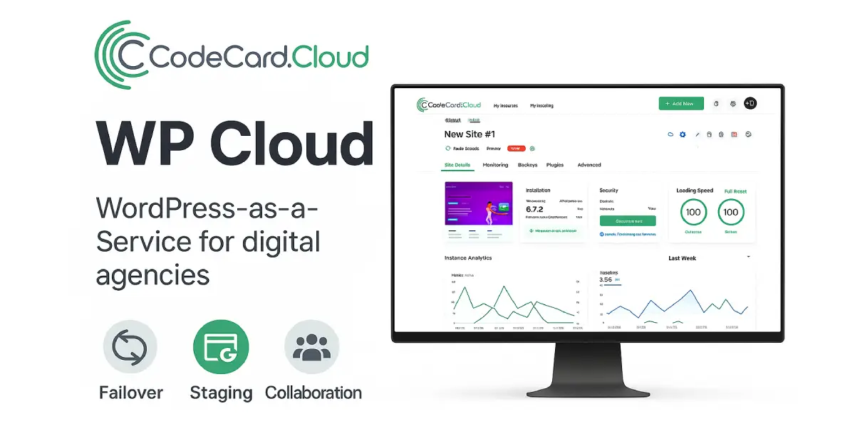 WordPress Cloud Hosting for Agencies | CodeCard.Cloud