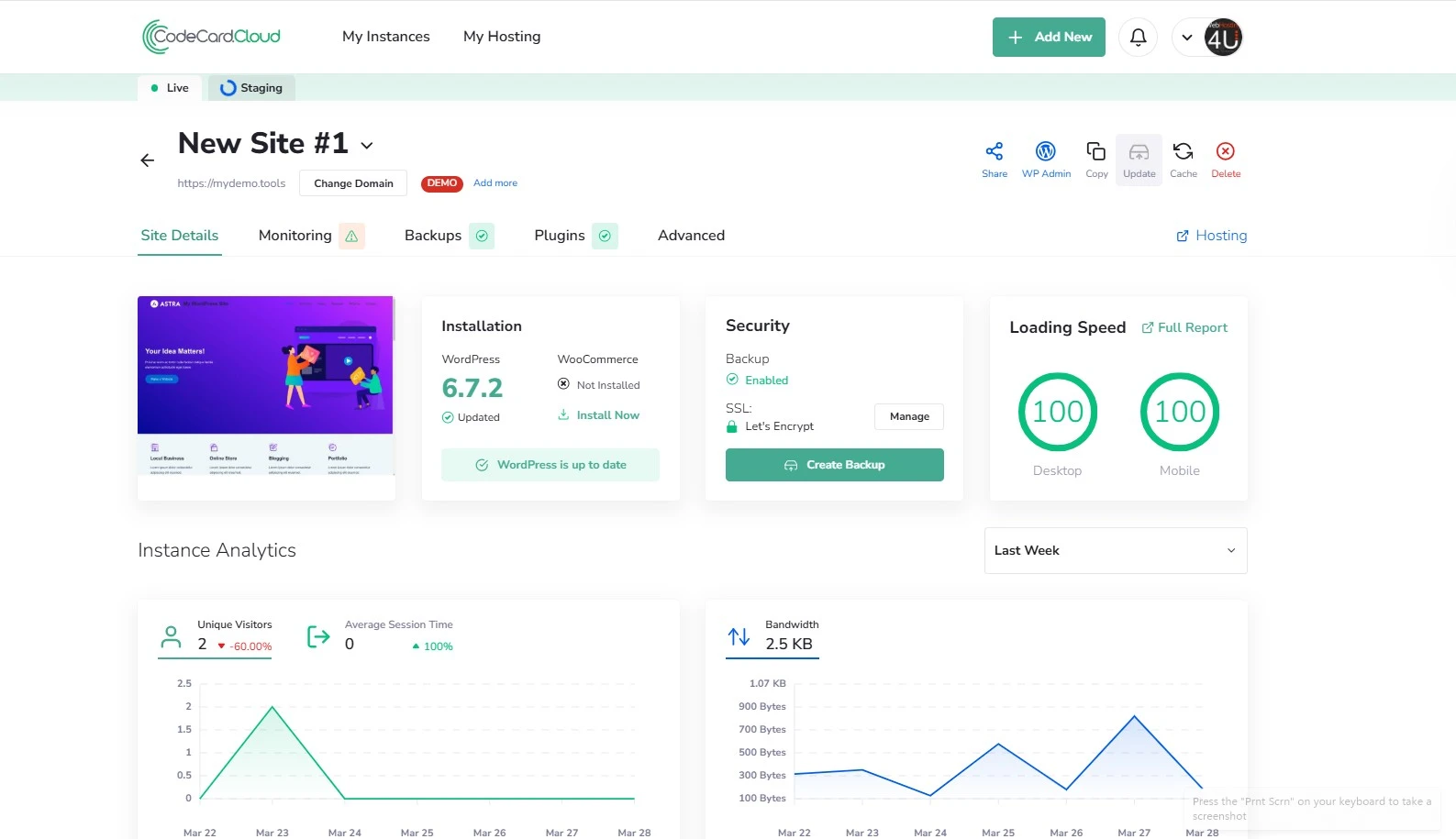Dashboard