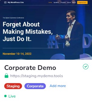 Corporate Demo